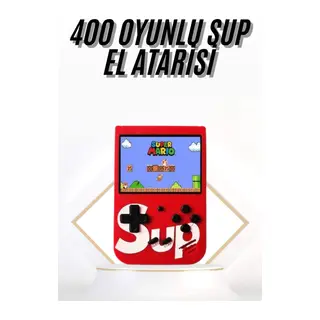 Çocuklara Özel Taşınabilir Sup El Atarisi 400 Oyunlu Nostaljik Oyun Konsolu