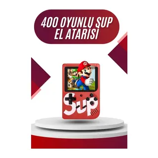 Sup Atari Retro 400 Nostalji Oyunlu Mini Atari Taşınabilir Oyun Konsolu