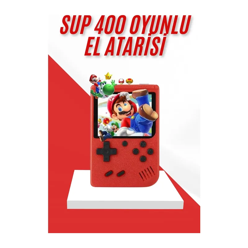 Nostalji Oyunlu Mini Atari Gamebox 400 Oyunlu El Atarisi