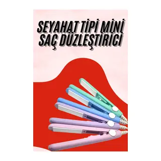 Seyahat Tipi Taşınabilir Saç Düzleştirici Saç Şekillendirici Yüksek Isı Ayarlı