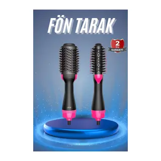 Saç Kurutma Makinesi Saç Düzleştirici Fön Tarak Isı Ayarlı Sıkı Dişli