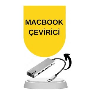 Macbook Pro/air Uyumlu USB Type-C 8 In 1 Hub Dönüştürücü Çevirici Çoklayıcı USB Hdmı Micro Sd 8 Girişli