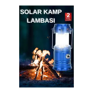 Kamp Lambası El Feneri Askılı Büyük Boy USB Şarjlı Işıldak