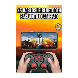 Android Uyumlu Gamepad X3 Game Stick Oyun Kolu Bluetooth Bağlantılı