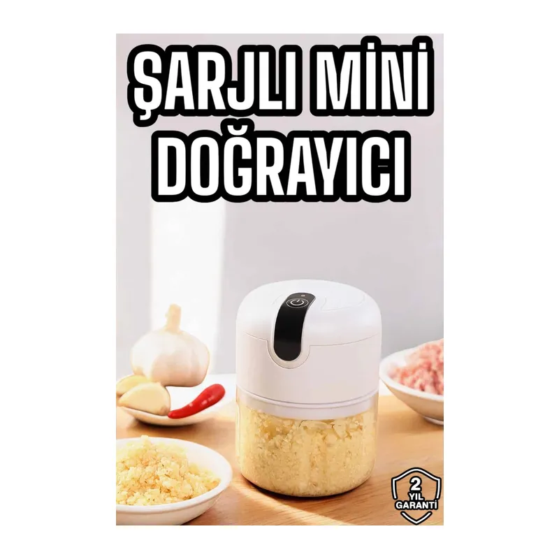 El Rondosu Mini Şarjlı Doğrayıcı Taşınabilir 250 ml