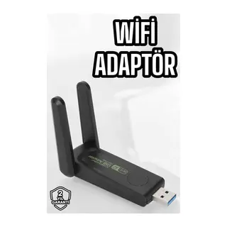 Dual Band Wifi Alıcı Adaptör USB 3.0 Destekli