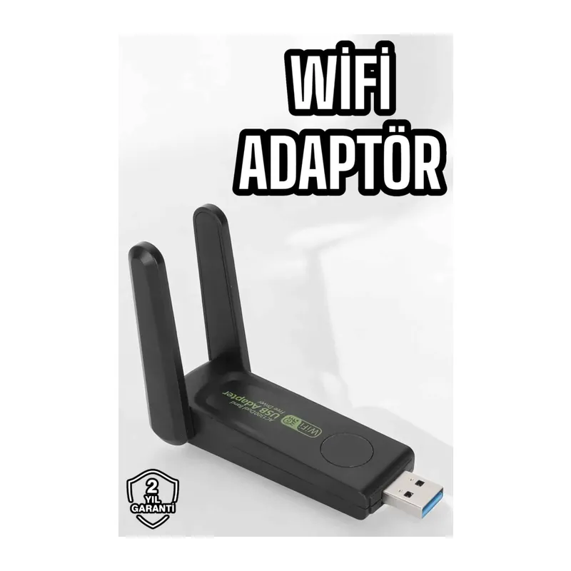 Dual Band Wifi Alıcı Adaptör USB 3.0 Destekli
