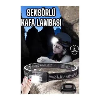 Kamp Lambası Led Işık Kafa Lambası Balıkçı Lambası Ayarlanabilir