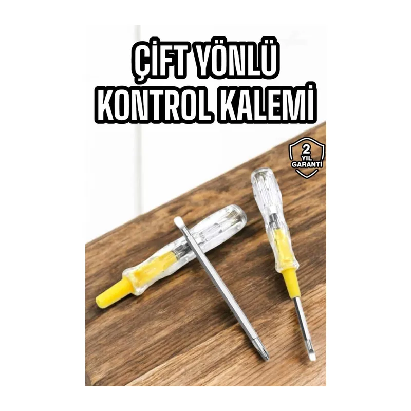 Kontrol Kalemi Nikel Kaplama Çift Başlıklı Test Cihazı