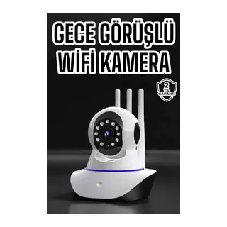 Ev Kamerası Wifi Kamerası Video Kayıt Çift Yönlü Hareket Sensörü Bebek