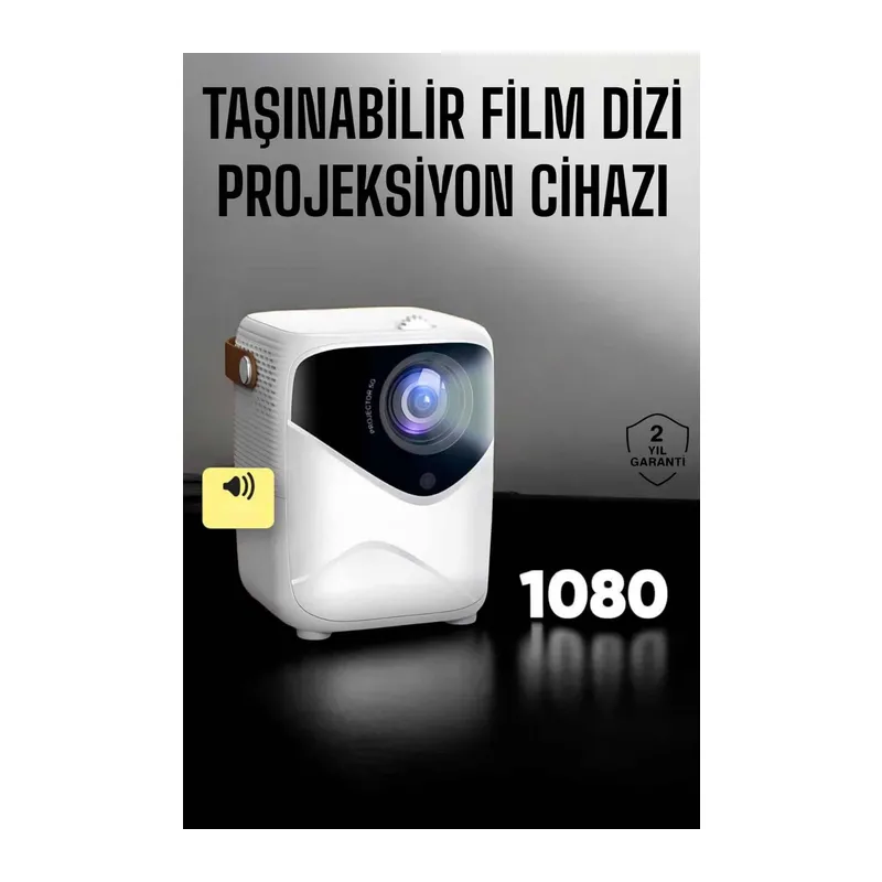 Taşınabilir Android Projeksiyon Wifi Destekli 4K Multimedia Tabanlı Ev Ve Ofis Tipi