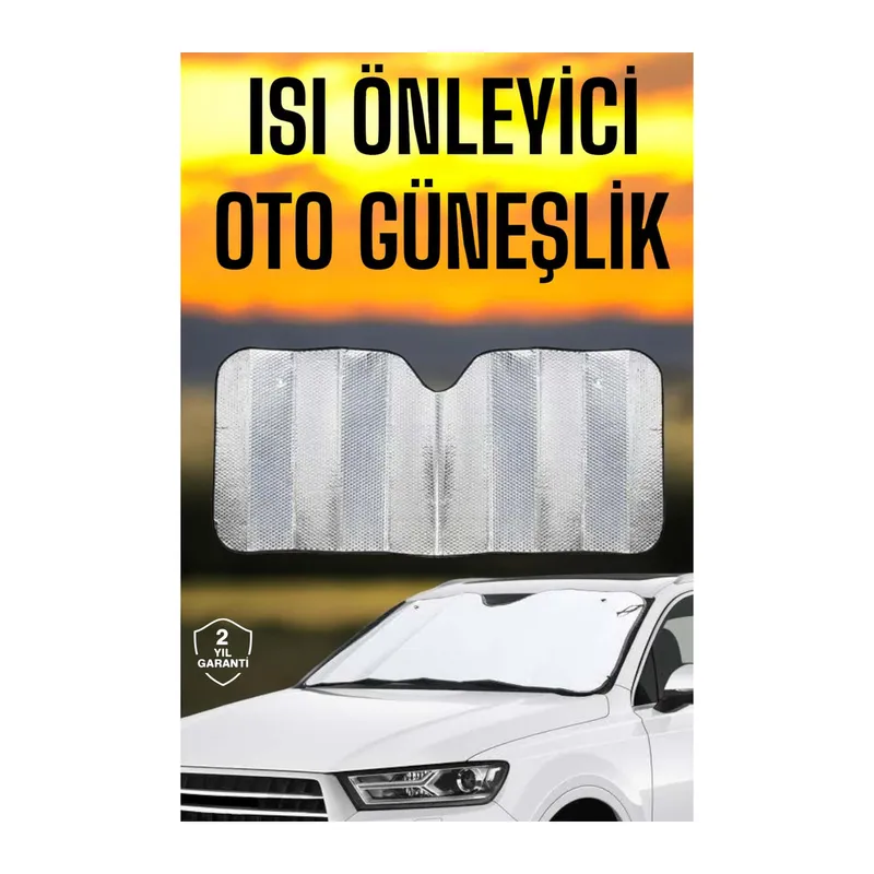 Oto Güneşlik Isı Önleyici Tüm Araçlara Uyumlu UV Işınlarına Karşı
