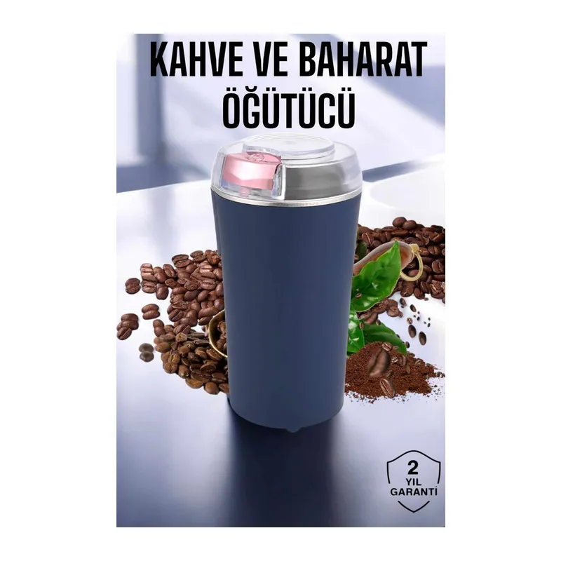 Taşınabilir Kahve & Baharat Öğütücü, Kolay Temizlenebilir ve Uzun Ömürlü Paslanmaz Çelik
