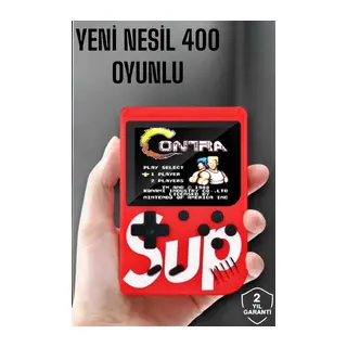 Çocuklara Özel SUP 400 Oyunlu Mini Oyun Konsolu
