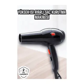 2200 Watt Profesyonel Saç Kurutma Makinesi Güçlü ve Dayanıklı Tasarım