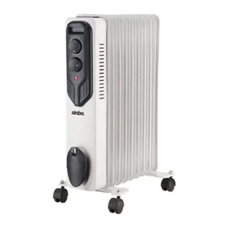 9 Dilimli Yağlı Radyatör Soba - Isıtıcı Turbo Isıtma 3 Kademe Isı Ayar - Ayarlanabilir Termostat 800-1200-2000W SFH-6937
