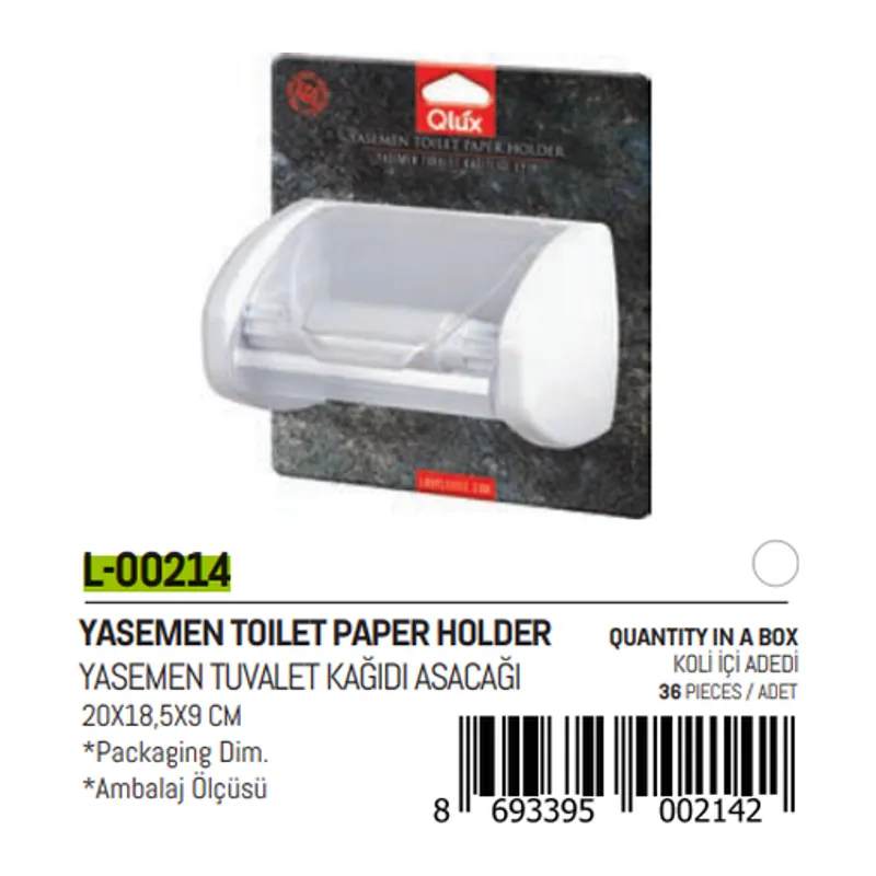 Yasemen Kapaklı Wc Kağıtlık