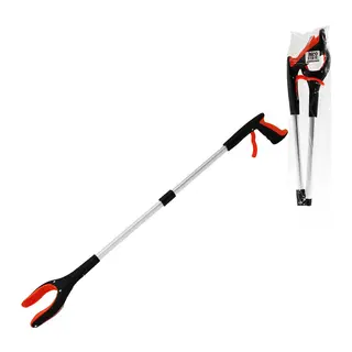 Otomatik= Bas-tut Katlanabili Boru Çöp Toplama Kıskacı 83CM Çok Amaçlı Tutacak