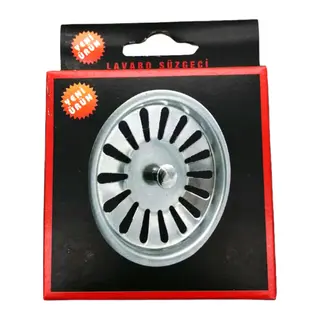 Yeni Çöpmak Metal Lavabo Süzgeç
