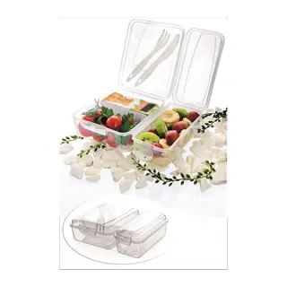 Takeaway Ergonomik Asorti Çatal Bıçaklı Pratik Yoğurt Saklama Kabı