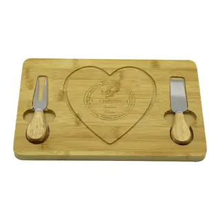 Kalpli Bıçak Sağ-solahşap Bambu Kahvaltı Peynir Sunum PANO2 Bıçak=ahşap SAP19X29CM-1.5CM