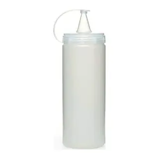 Şeffaf Kapaklı Sızdırmaz Yağlık Sosluk Şişesi Plastik Yağdanlık 400 ml. AP-9028