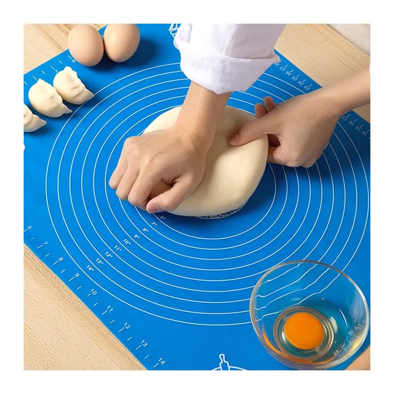 30*40 cm Hamur Matı Silikon Ölçekli Kullanımı Kolay Hamur Açma Matı