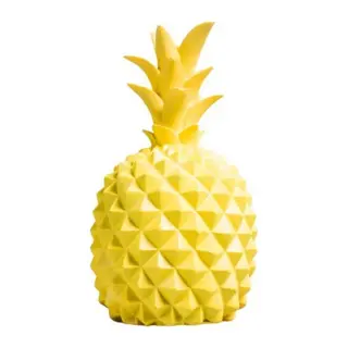 Ananas Şeklinde Desenli Büyük Boy Pilli Masa ve Gece Lambası