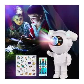 Stickerlı,Kumandalı ASTRONOT Model Gece Lambası