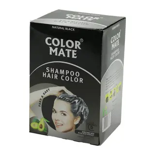 Color Mate 10PCS Siyah Saç Boyama Şampuanı