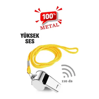 Metal Düdük - 110 Desibel