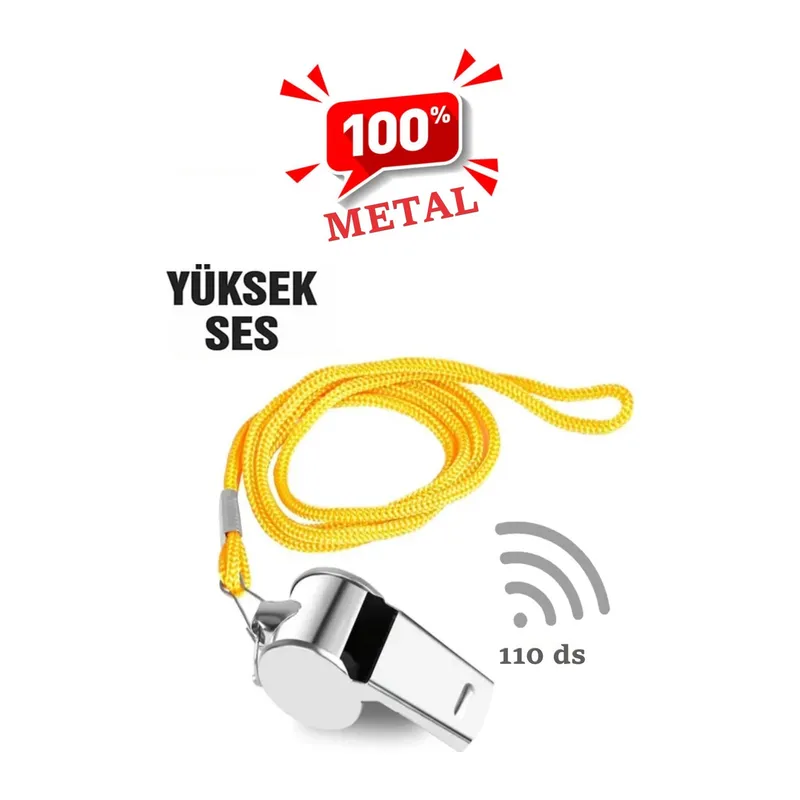 Metal Düdük - 110 Desibel