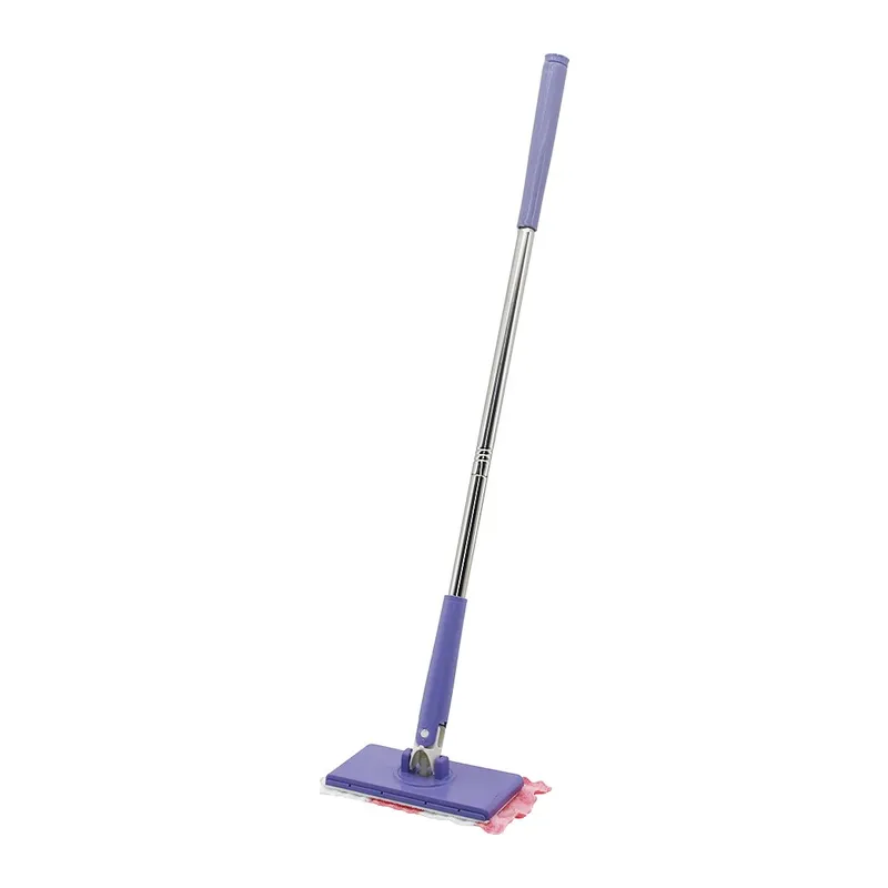 Otomatik Bez Değiştiren Mop Sap Çek=bez Bırak - Sap İt=bez Tut 360° BAŞLIK=8X16CM - Sap: 68CM