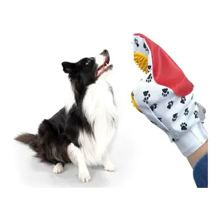 Kedi Köpek Yıkama Tüy Açıcı Düğüm Çözücü Plastik Tımar Masaj Eldiveni El Fırçası