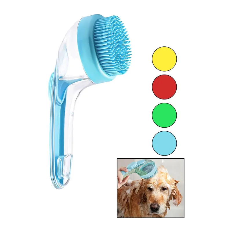 KEDİ - KÖPEK - EVCİL HAYVAN YIKAMAFIRÇASI SİLİKON ŞAMPUAN HAZNELİ=MiKA KRİSTALPLASTİK SAP