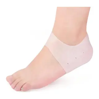 Silikon Topuk Çorabı Beyaz Renk