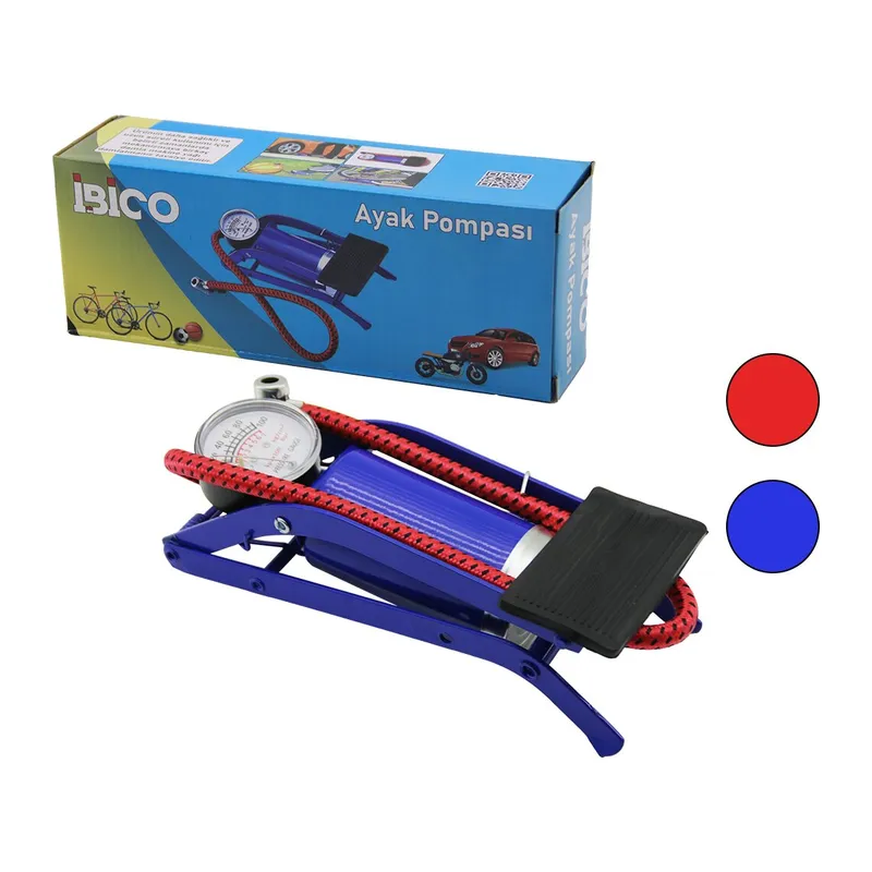 Yayat Modelince Pistonlu Ayak Pompası Oto-araç - Bisiklet-motor Lastik - Top - Şişme Havuz-yatak