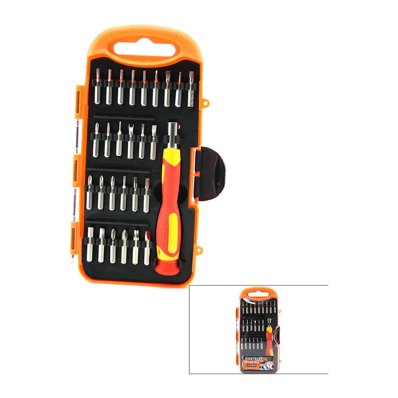 28PCS Saatçi Telefon Bits Tornavida Seti 27PCS Uç + 1-T.VİDA Sapı