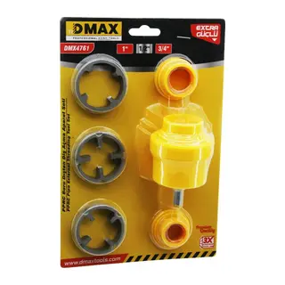 6PCS Plastik Su Borusu Dış Diş Açma Matkap Ucu 1 - 1/2 - 3/4