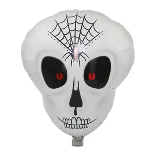 Örümcek Ağ Desenli İskelet Folyo Balon
