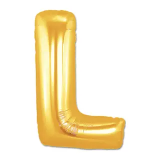 L Harf Folyo Balon Altın Renk 40 inç