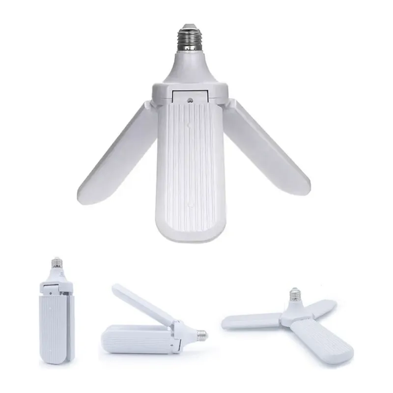 3 Kollu Pervane Modeli Beyaz Led Lamba Ampul 24W - E27