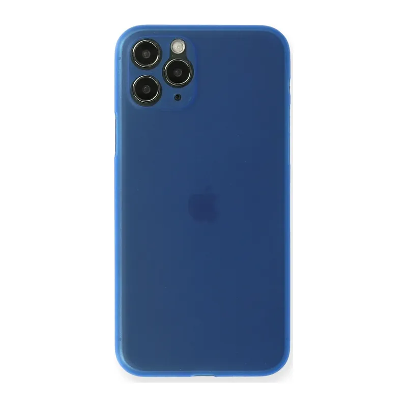 Apple iPhone 11 Pro Kılıf PP Ultra İnce Kapak - Mavi