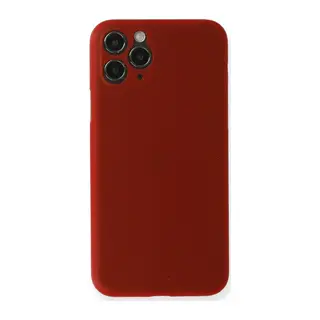 Apple iPhone 11 Pro Kılıf PP Ultra İnce Kapak - Kırmızı