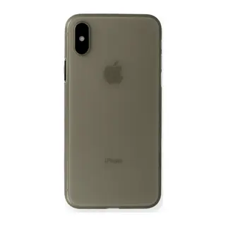 Apple iPhone XS Max Kılıf PP Ultra İnce Kapak - Gri