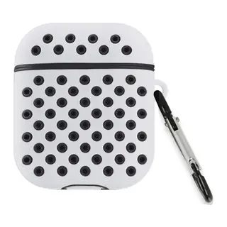 Apple Airpods 2 (2.nesil) Spor Delikli Kılıf - Gri-Siyah