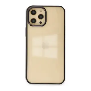 Apple iPhone 12 Pro Max Kılıf Element Silikon - Siyah
