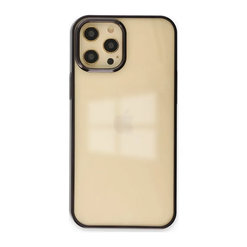 Apple iPhone 12 Pro Max Kılıf Element Silikon - Siyah