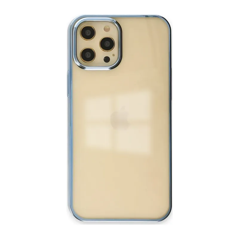 Apple iPhone 12 Pro Max Kılıf Element Silikon - Mavi