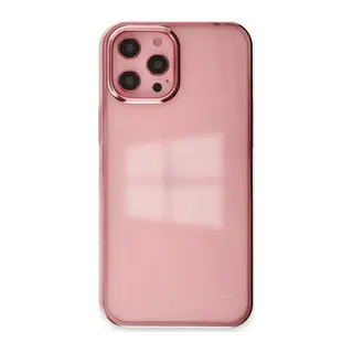 Apple iPhone 12 Pro Max Kılıf Element Silikon - Pembe